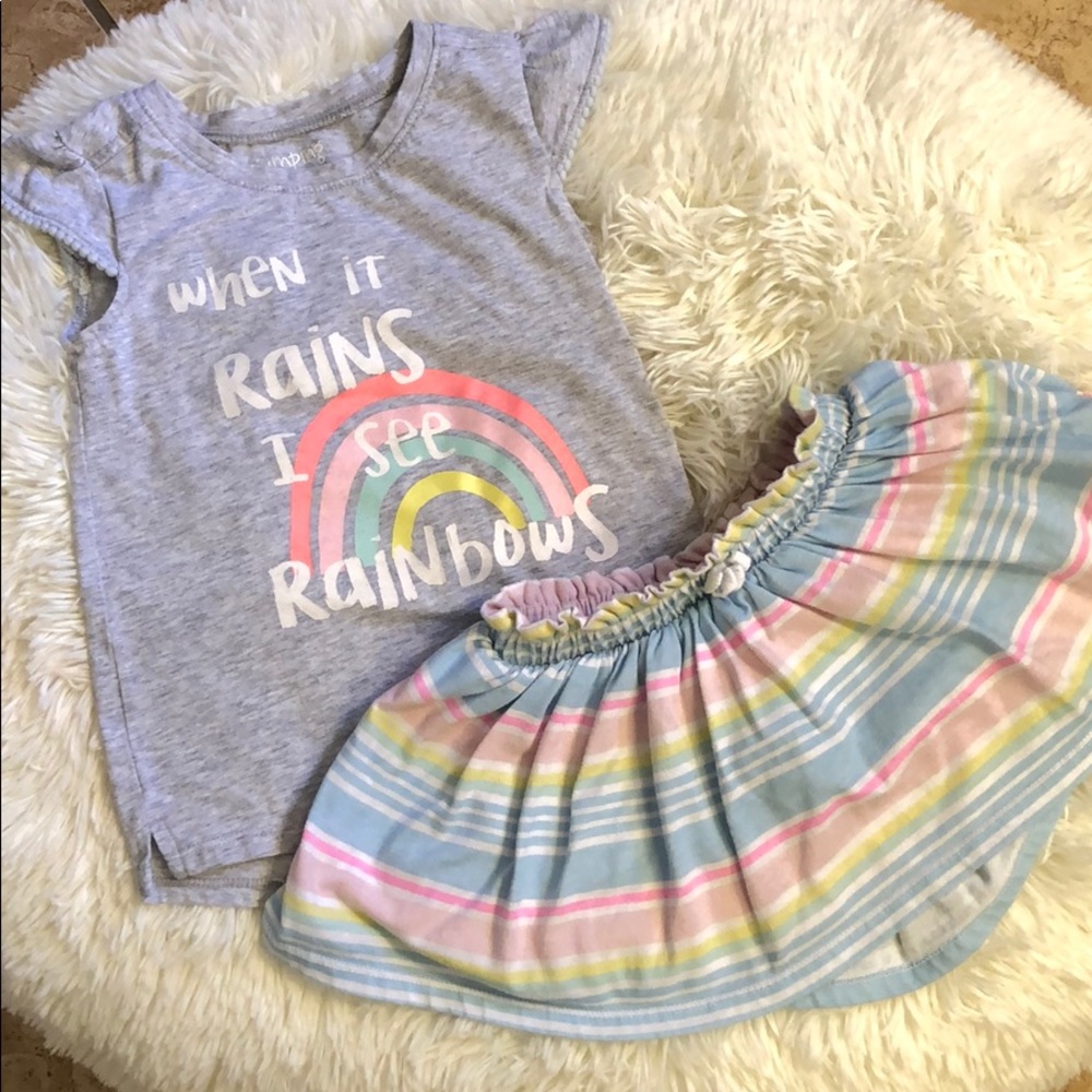Rainbow outfit 3T